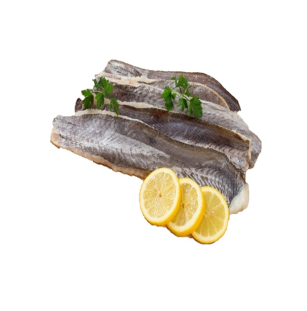 Miruna mrożona, filet ze skórą luz