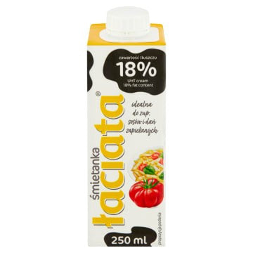 Śmietanka UHT 18% Łaciata 0,25L