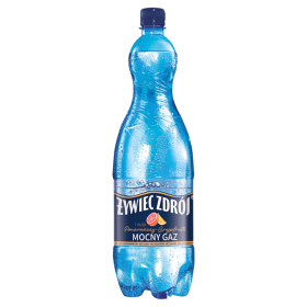 Żywiec Zdrój Woda Pomarańcza-Grapefruit Mocny Gaz 1,5L